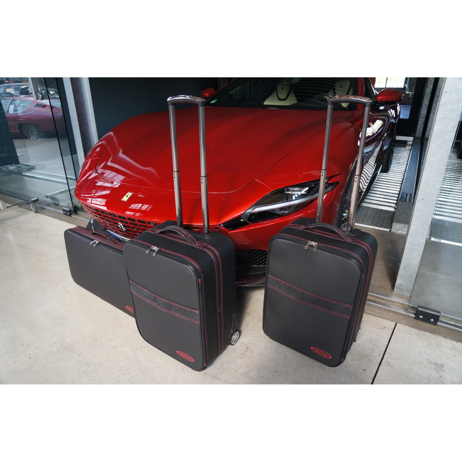 Ferrari Roma - 3-tlg. Kofferset Kofferraum 3 Ferrari Roma - 3-tlg. Kofferset Kofferraum