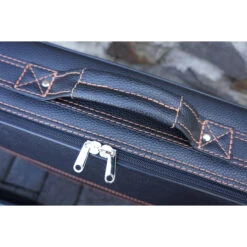 Fiat 124 Spider (EU-Version) - 3-tlg. Kofferset Kofferraum - Naht Mokka -Berühmtes Gepäck Geschäft 1050157 5