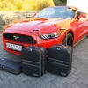 Ford Mustang VI Cabrio Ab 2014 (EU-Version) - 3-tlg. Kofferset Kofferraum - Schwarze Naht 1 Ford Mustang VI Cabrio Ab 2014 (EU-Version) - 3-tlg. Kofferset Kofferraum - Schwarze Naht -Berühmtes Gepäck Geschäft 1050164 1 42