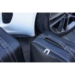 Jaguar F-Type (EU) Cabrio Bis 5/2016 - 4tlg. Kofferset Kofferraum - Silbergraue Naht/Futter Grau 12 Jaguar F-Type (EU) Cabrio Bis 5/2016 - 4tlg. Kofferset Kofferraum - Silbergraue Naht/Futter Grau -Berühmtes Gepäck Geschäft 1050632 5