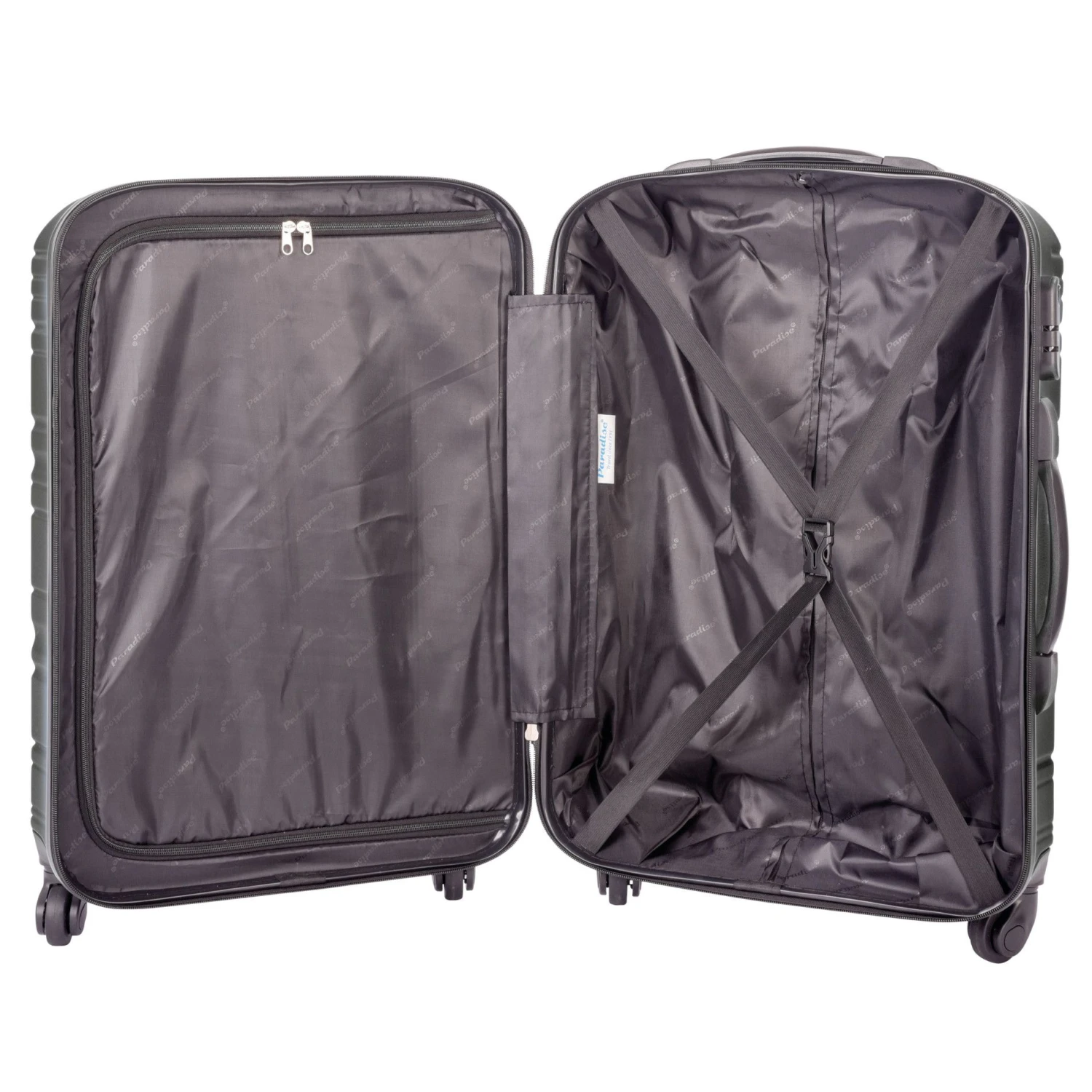 3-tlg. Kofferset SANTIAGO Paradise - Schwarz 4 3-tlg. Kofferset SANTIAGO Paradise - Schwarz – Bild 2