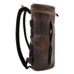 Leder Rucksack Siwa - Braun / Dots -Berühmtes Gepäck Geschäft 1051523 1120SIW016DOT4